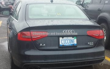 CICCONE - Vanity License Plate by Busted Ride