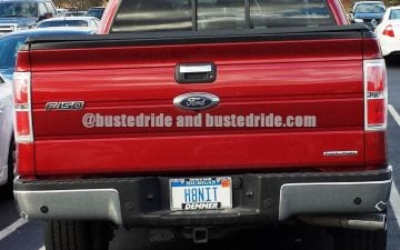 H8NIT - Vanity License Plate by Busted Ride