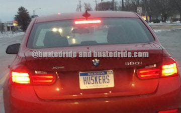 HU5KERS - Vanity License Plate by Busted Ride