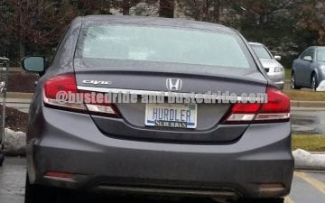 HURDLER - Vanity License Plate by Busted Ride