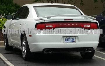 HURIKAN - Vanity License Plate by Busted Ride