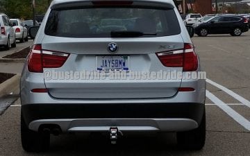 JAYSBMW - Vanity License Plate by Busted Ride
