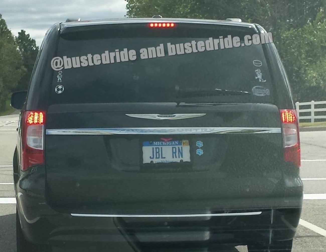 JBL RN - Vanity License Plate by Busted Ride