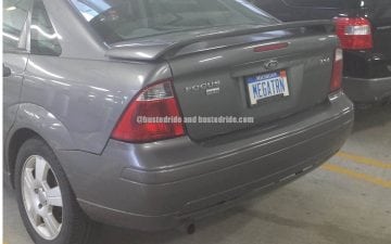 Megatron - Vanity License Plate by Busted Ride