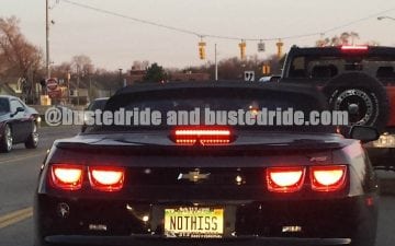 NOTHISS - Vanity License Plate by Busted Ride