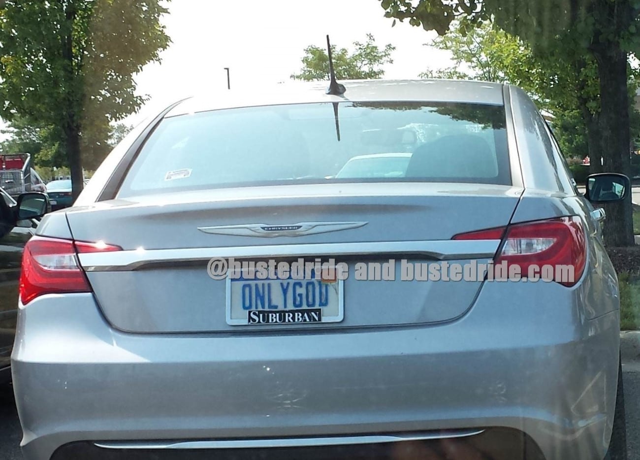 ONLYGOD - Vanity License Plate by Busted Ride