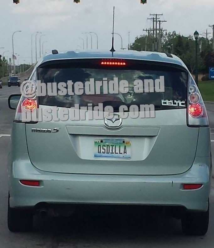 QSDILLA - Vanity License Plate by Busted Ride