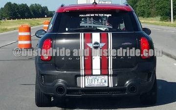 TUFFYJCW - Vanity License Plate by Busted Ride