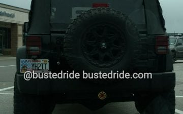 YH2IT - Vanity License Plate by Busted Ride