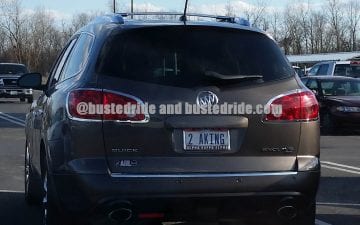 2 AKING - Vanity License Plate by Busted Ride