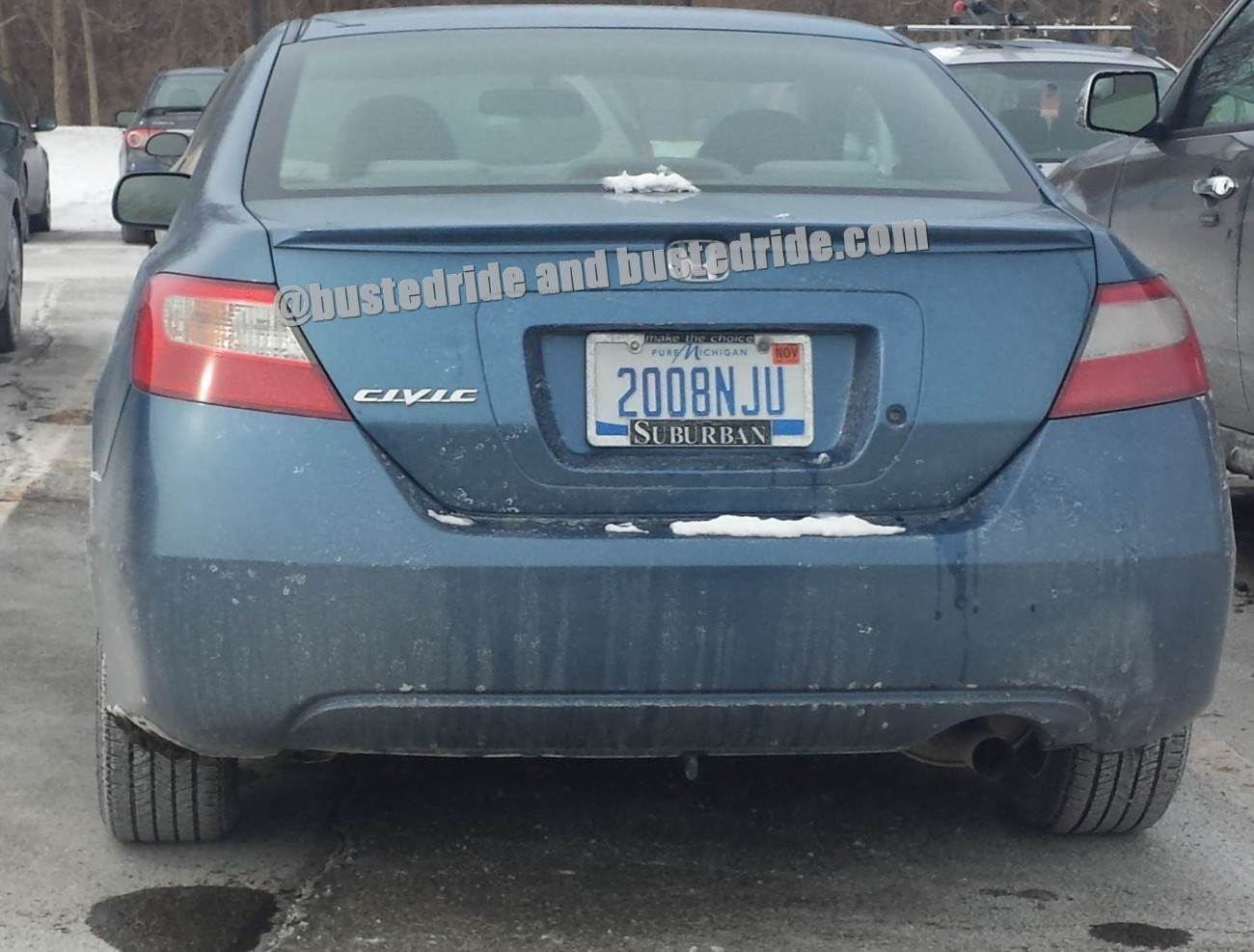 2008NJU - Vanity License Plate by Busted Ride