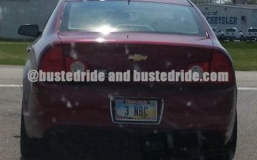 3  NBC - Vanity License Plate by Busted Ride