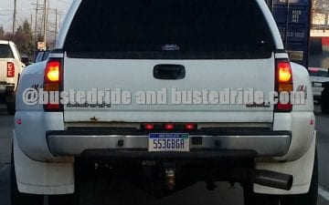 553GBGR - Vanity License Plate by Busted Ride