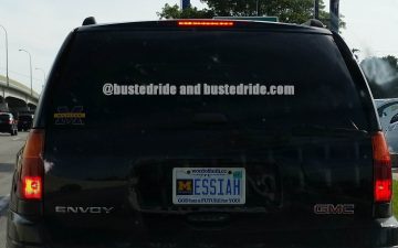 (M)ESSIAH - Vanity License Plate by Busted Ride