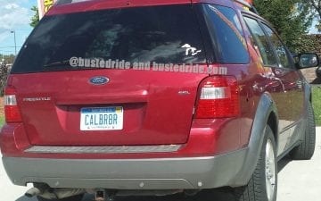 Calbr8r - Vanity License Plate by Busted Ride