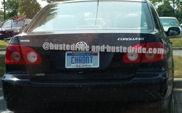 Chroot - Vanity License Plate by Busted Ride