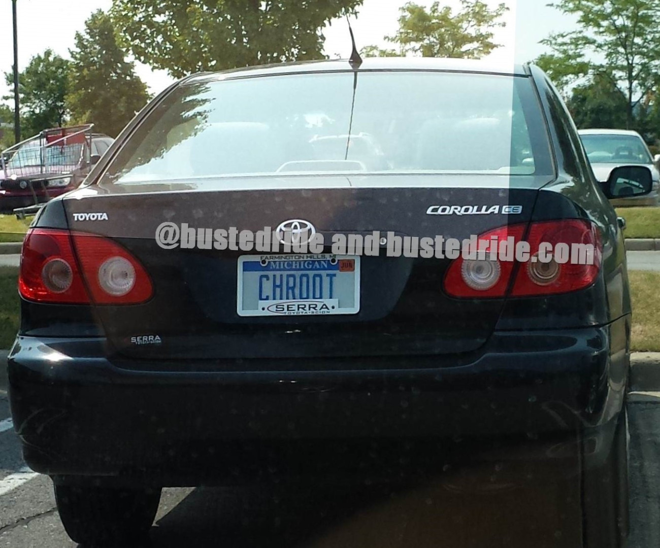 Chroot - Vanity License Plate by Busted Ride