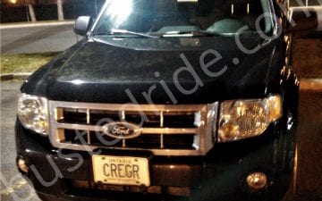CREGR - Vanity License Plate by Busted Ride