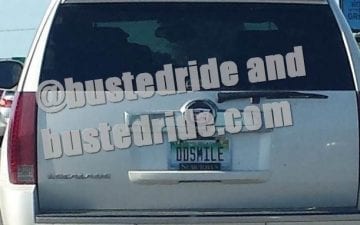 DDSMILE - Vanity License Plate by Busted Ride