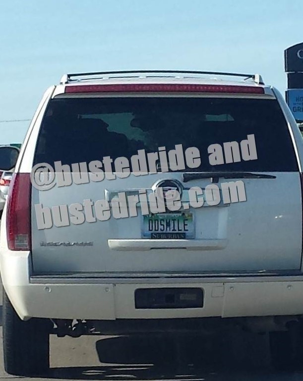 DDSMILE - Vanity License Plate by Busted Ride