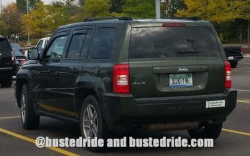 DIRTYNE - Vanity License Plate by Busted Ride