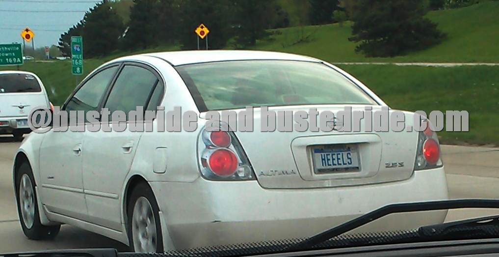 HEEELS - Vanity License Plate by Busted Ride