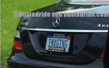 IMAGING - Vanity License Plate by Busted Ride