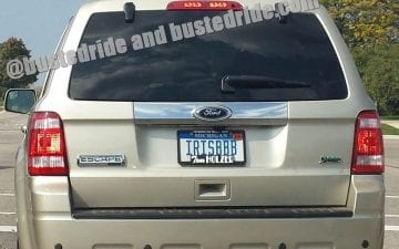 IRISBBB - Vanity License Plate by Busted Ride