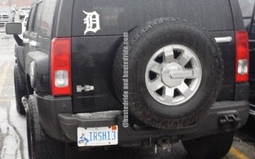 IRISH13 - Vanity License Plate by Busted Ride