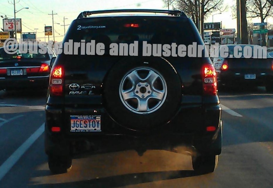 JGESTOY - Vanity License Plate by Busted Ride
