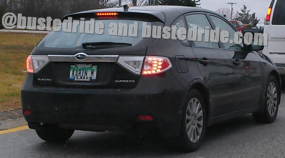 KARIN M - Vanity License Plate by Busted Ride