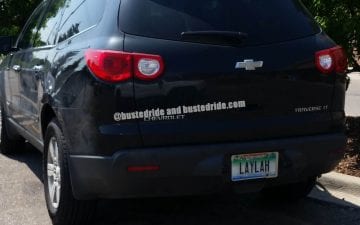 Laylah - Vanity License Plate by Busted Ride
