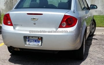 Mstymdw - Vanity License Plate by Busted Ride