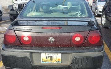 Myoho - Vanity License Plate by Busted Ride