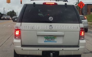 PROINVT - Vanity License Plate by Busted Ride