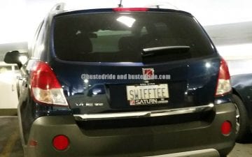 Swifftee - Vanity License Plate by Busted Ride