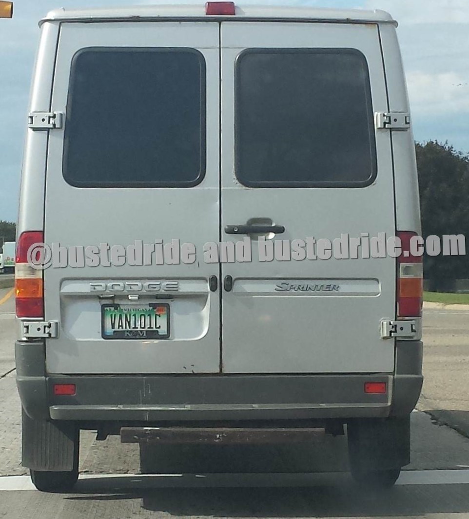 Van101C - Vanity License Plate by Busted Ride