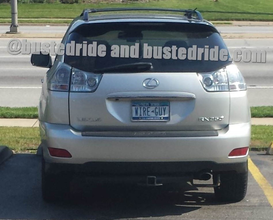 WIRE GUY - Vanity License Plate by Busted Ride