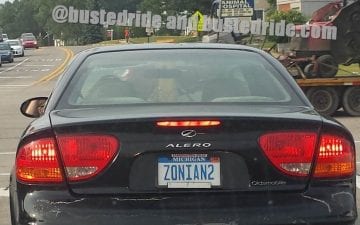ZONIAN2 - Vanity License Plate by Busted Ride