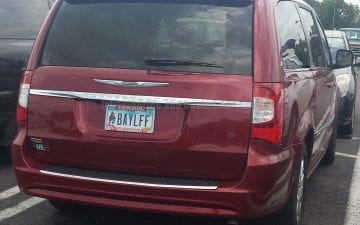 BAYLFF - Vanity License Plate by Busted Ride