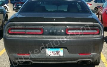ENGNR - Vanity License Plate by Busted Ride