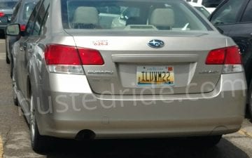 ILUVM22 - Vanity License Plate by Busted Ride