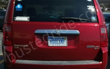 KOREAMP - Vanity License Plate by Busted Ride
