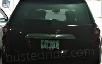 LKSTL - Vanity License Plate by Busted Ride