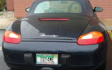 TOY4ME - Vanity License Plate by Busted Ride