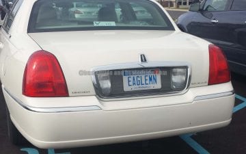 EAGLEMN - Vanity License Plate by Busted Ride