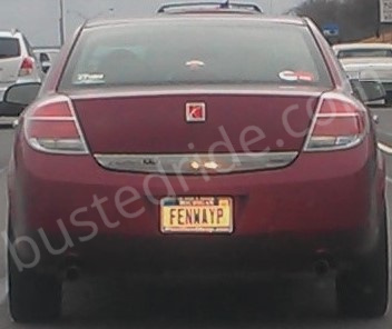 FENNWAYP - Vanity License Plate by Busted Ride