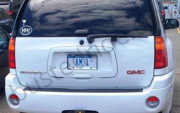 KM 1 - Vanity License Plate by Busted Ride
