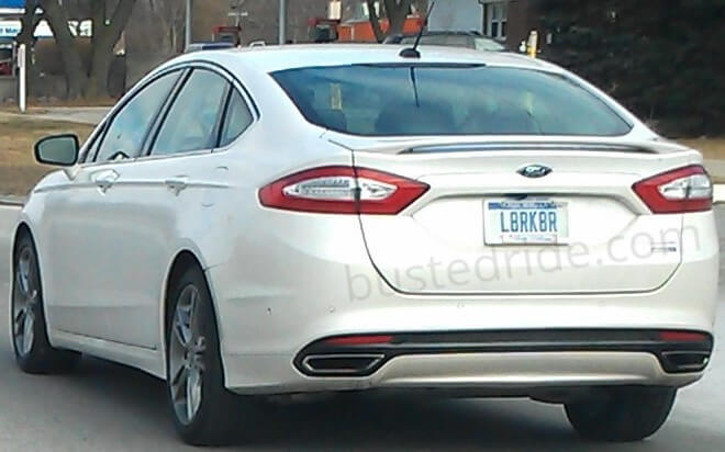 L8RK8R - Vanity License Plate by Busted Ride