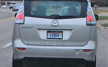 LEKHA - Vanity License Plate by Busted Ride